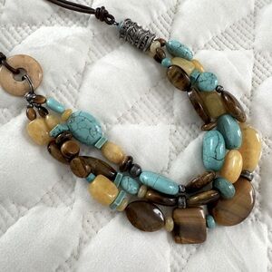 Silpada stabilized Turquiose Necklace
